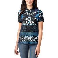 Micronesia FSM 691 Women Polo Shirt Respect Culture LT05 - Polynesian Pride