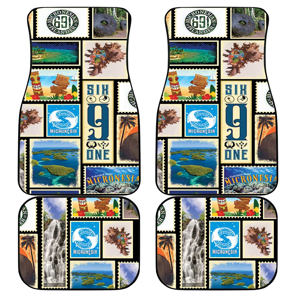 FSM Micronesia Culture Car Mats LT05 - Polynesian Pride