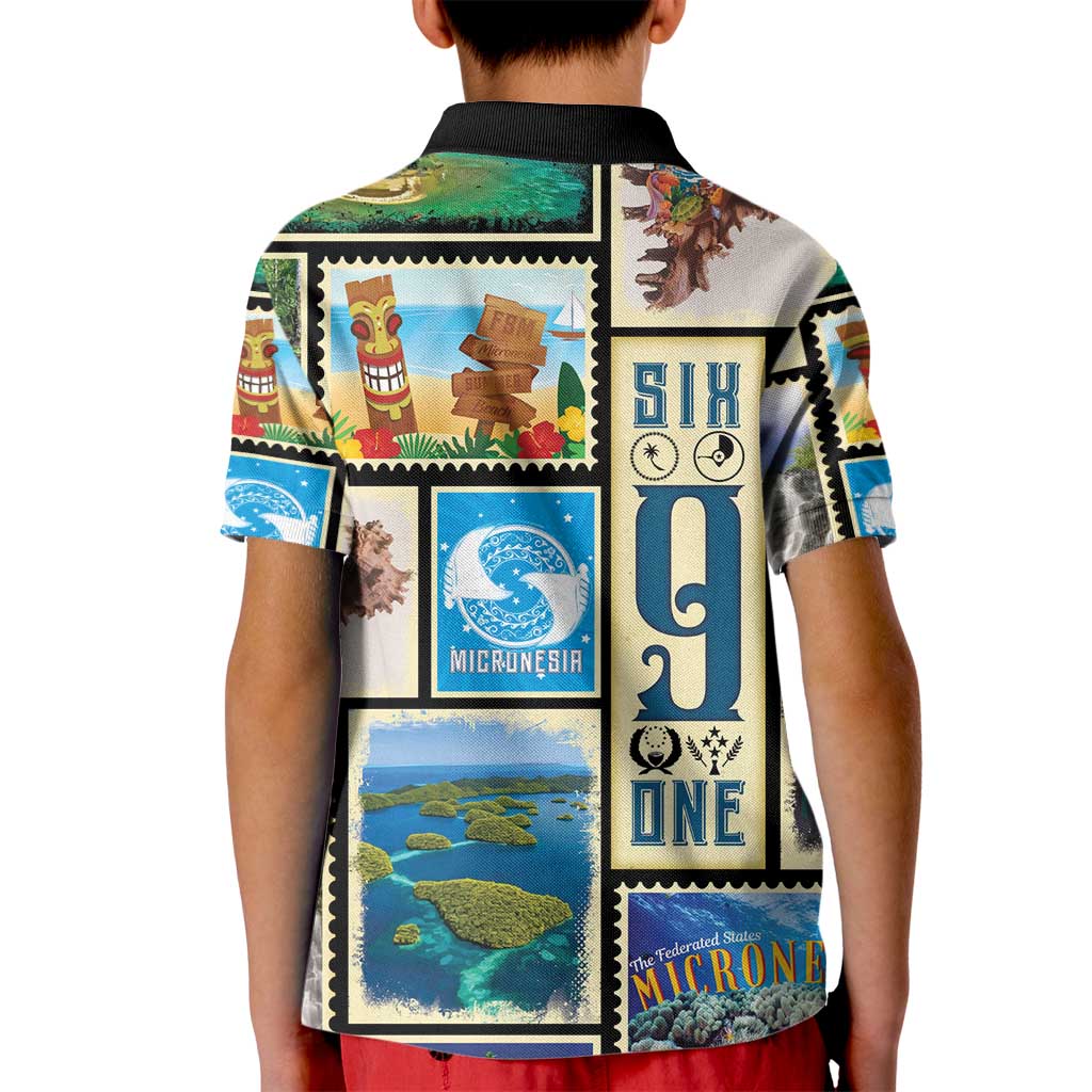FSM Micronesia Culture Kid Polo Shirt LT05 - Polynesian Pride