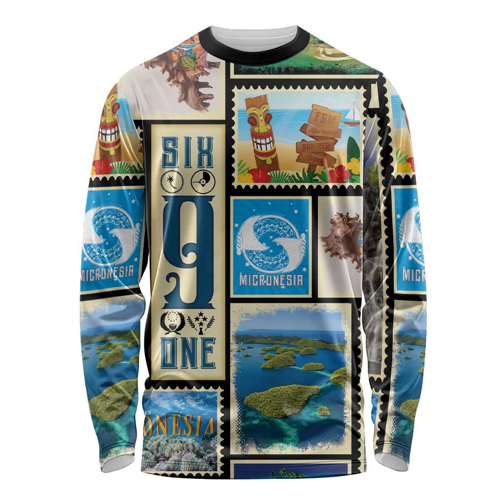 FSM Micronesia Culture Long Sleeve Shirt LT05 Unisex Colorful - Polynesian Pride