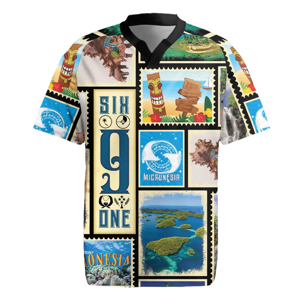 FSM Micronesia Culture Rugby Jersey LT05 Colorful - Polynesian Pride