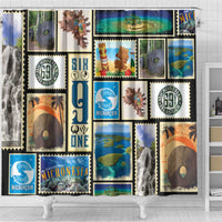 FSM Micronesia Culture Shower Curtain LT05 - Polynesian Pride