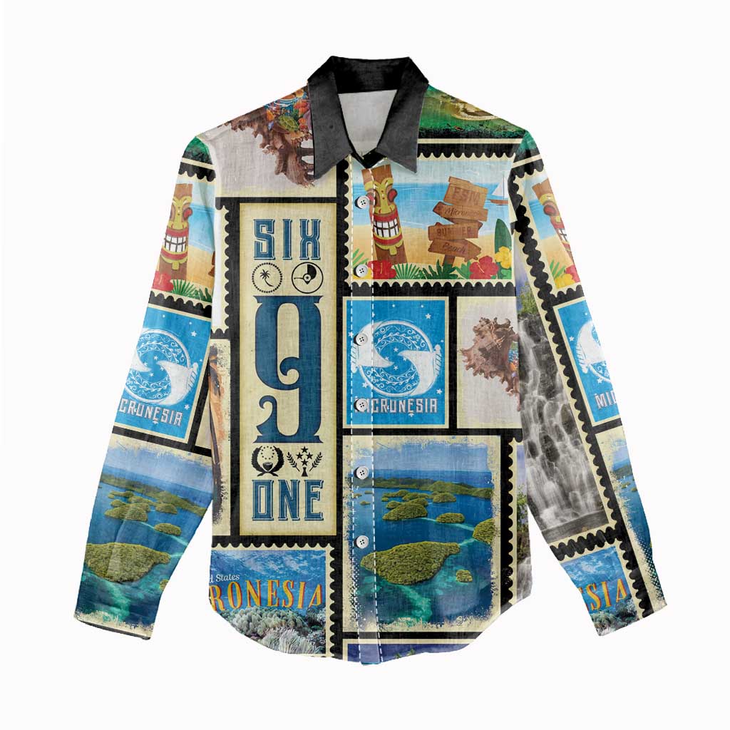 FSM Micronesia Culture Women Casual Shirt LT05 - Polynesian Pride