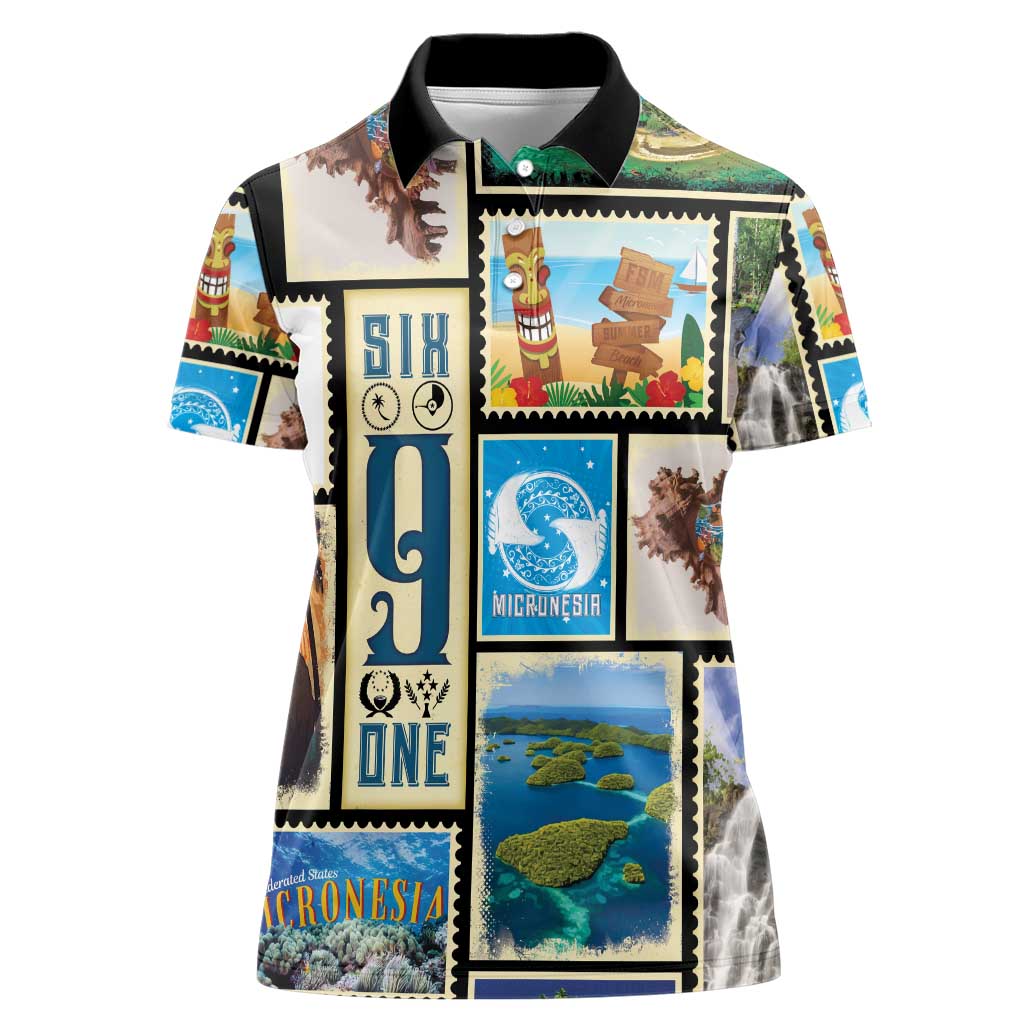 FSM Micronesia Culture Women Polo Shirt