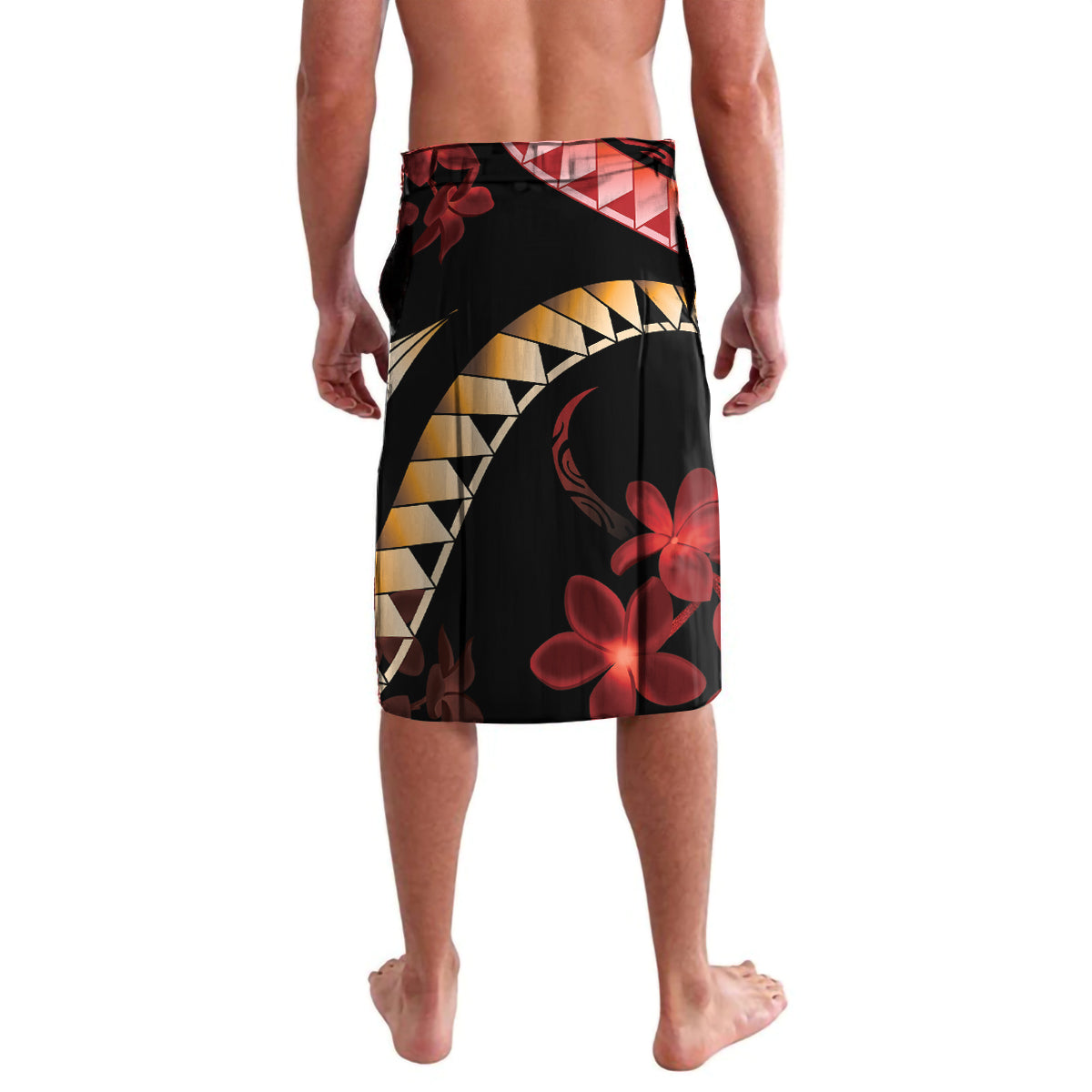 Personalised French Polynesia Victory Day Lavalava Polynesian Pattern Plumeria LT05 - Polynesian Pride