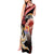 Personalised French Polynesia Victory Day Tank Maxi Dress Polynesian Pattern Plumeria