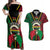 Vanuatu 44th Independence Day Couples Matching Off Shoulder Maxi Dress and Hawaiian Shirt Long God Yumi Stanap Wild Boar