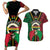 Vanuatu 44th Independence Day Couples Matching Short Sleeve Bodycon Dress and Hawaiian Shirt Long God Yumi Stanap Wild Boar