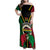 Vanuatu 44th Independence Day Family Matching Off Shoulder Maxi Dress and Hawaiian Shirt Long God Yumi Stanap Wild Boar