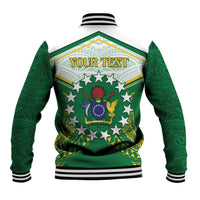 Personalised Cook Islands Ra o te Ui Ariki Baseball Jacket Polynesian Pattern LT05 - Polynesian Pride