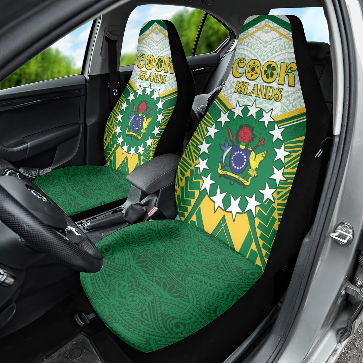 Cook Islands Ra o te Ui Ariki Car Seat Cover Polynesian Pattern LT05 - Polynesian Pride