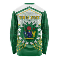 Personalised Cook Islands Ra o te Ui Ariki Long Sleeve Shirt Polynesian Pattern LT05 - Polynesian Pride