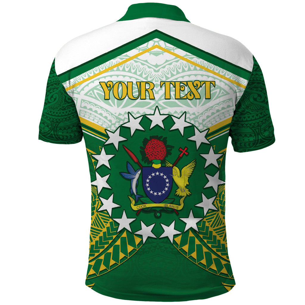 Personalised Cook Islands Ra o te Ui Ariki Polo Shirt Polynesian Pattern LT05 - Polynesian Pride