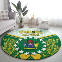 Cook Islands Ra o te Ui Ariki Round Carpet Polynesian Pattern LT05 - Polynesian Pride
