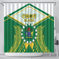 Cook Islands Ra o te Ui Ariki Shower Curtain Polynesian Pattern LT05 - Polynesian Pride