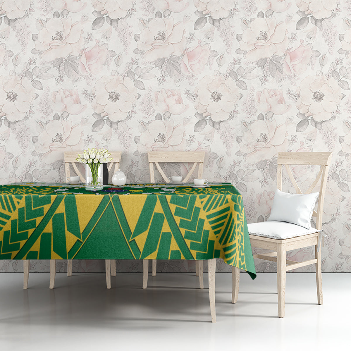 Cook Islands Ra o te Ui Ariki Tablecloth Polynesian Pattern LT05 - Polynesian Pride