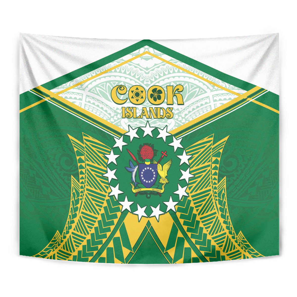 Cook Islands Ra o te Ui Ariki Tapestry Polynesian Pattern LT05 - Polynesian Pride