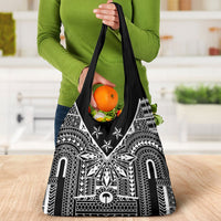 Black Philippines Sun Star Grocery Bag Igorot Tribal Inspiration LT05 - Polynesian Pride