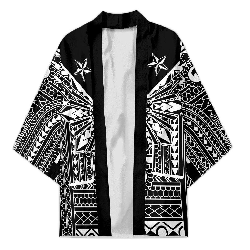 Black Philippines Sun Star Kimono Igorot Tribal Inspiration LT05 Unisex Black - Polynesian Pride