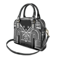 Black Philippines Sun Star Shoulder Handbag Igorot Tribal Inspiration LT05 - Polynesian Pride