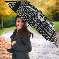 Black Philippines Sun Star Umbrella Igorot Tribal Inspiration LT05 - Polynesian Pride