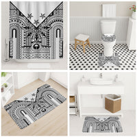 White Philippines Sun Star Bathroom Set Igorot Tribal Inspiration LT05 - Polynesian Pride