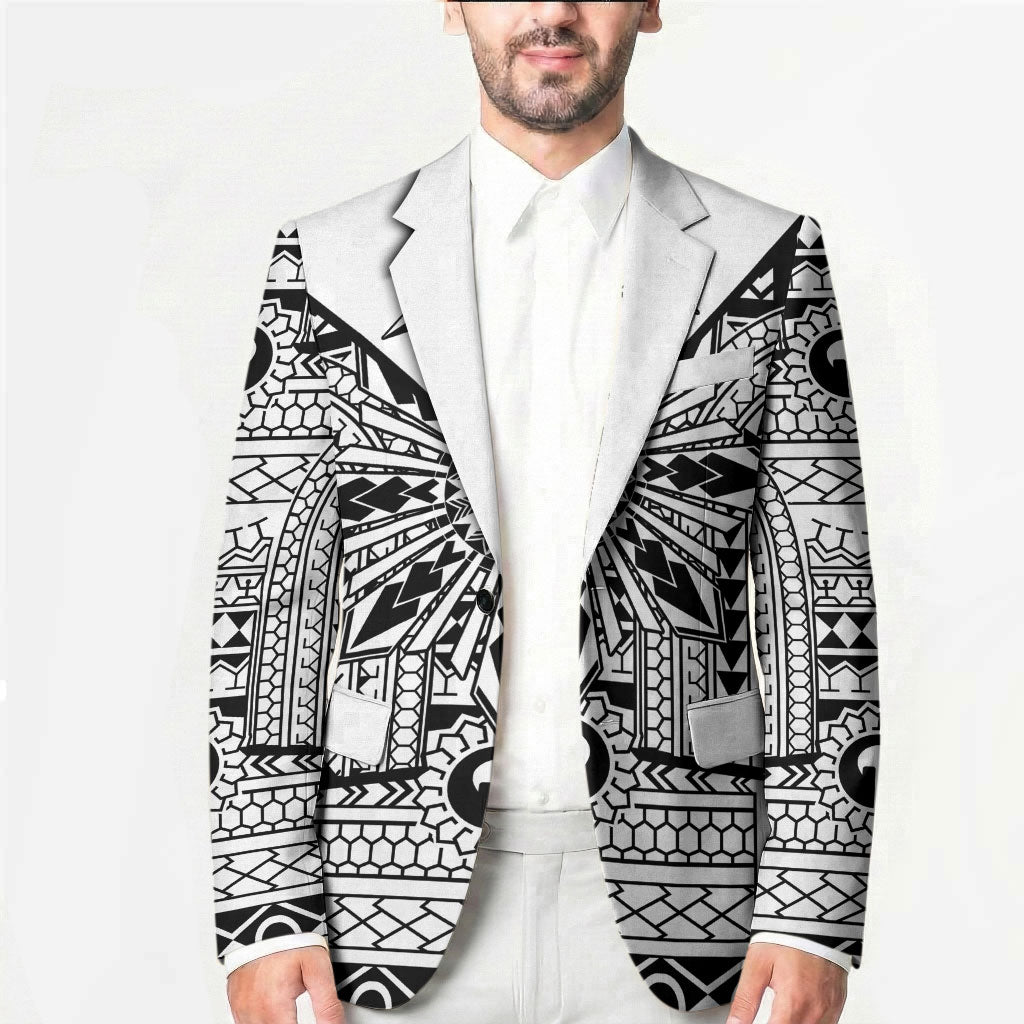 White Philippines Sun Star Blazer Igorot Tribal Inspiration LT05 - Polynesian Pride
