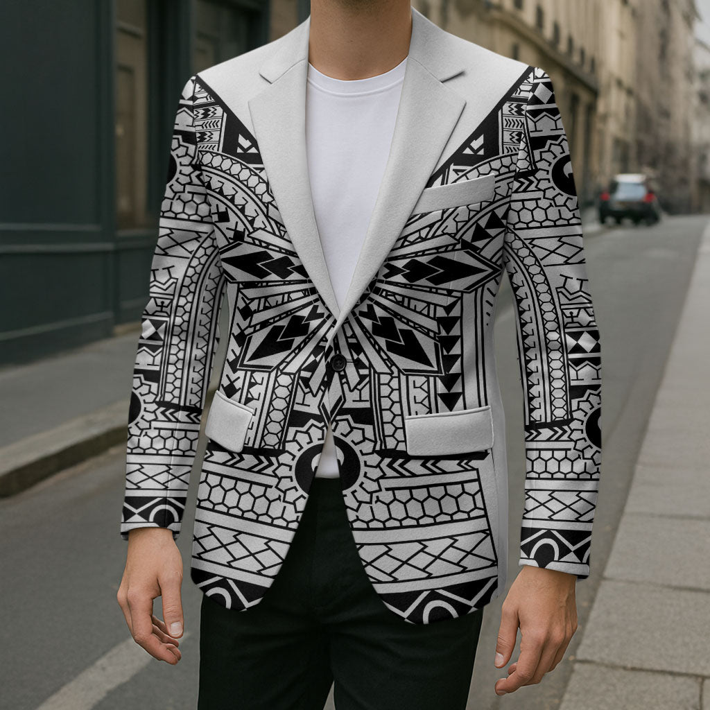 White Philippines Sun Star Blazer Igorot Tribal Inspiration LT05 - Polynesian Pride