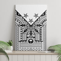 White Philippines Sun Star Canvas Wall Art Igorot Tribal Inspiration LT05 - Polynesian Pride