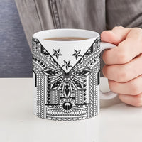 White Philippines Sun Star Ceramic Mug Igorot Tribal Inspiration LT05 - Polynesian Pride