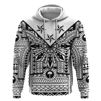 White Philippines Sun Star Hoodie Igorot Tribal Inspiration LT05 Pullover Hoodie White - Polynesian Pride