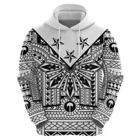 White Philippines Sun Star Hoodie Igorot Tribal Inspiration LT05 - Polynesian Pride