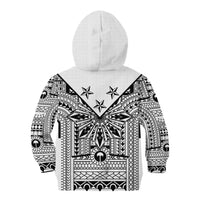 White Philippines Sun Star Kid Hoodie Igorot Tribal Inspiration LT05 - Polynesian Pride