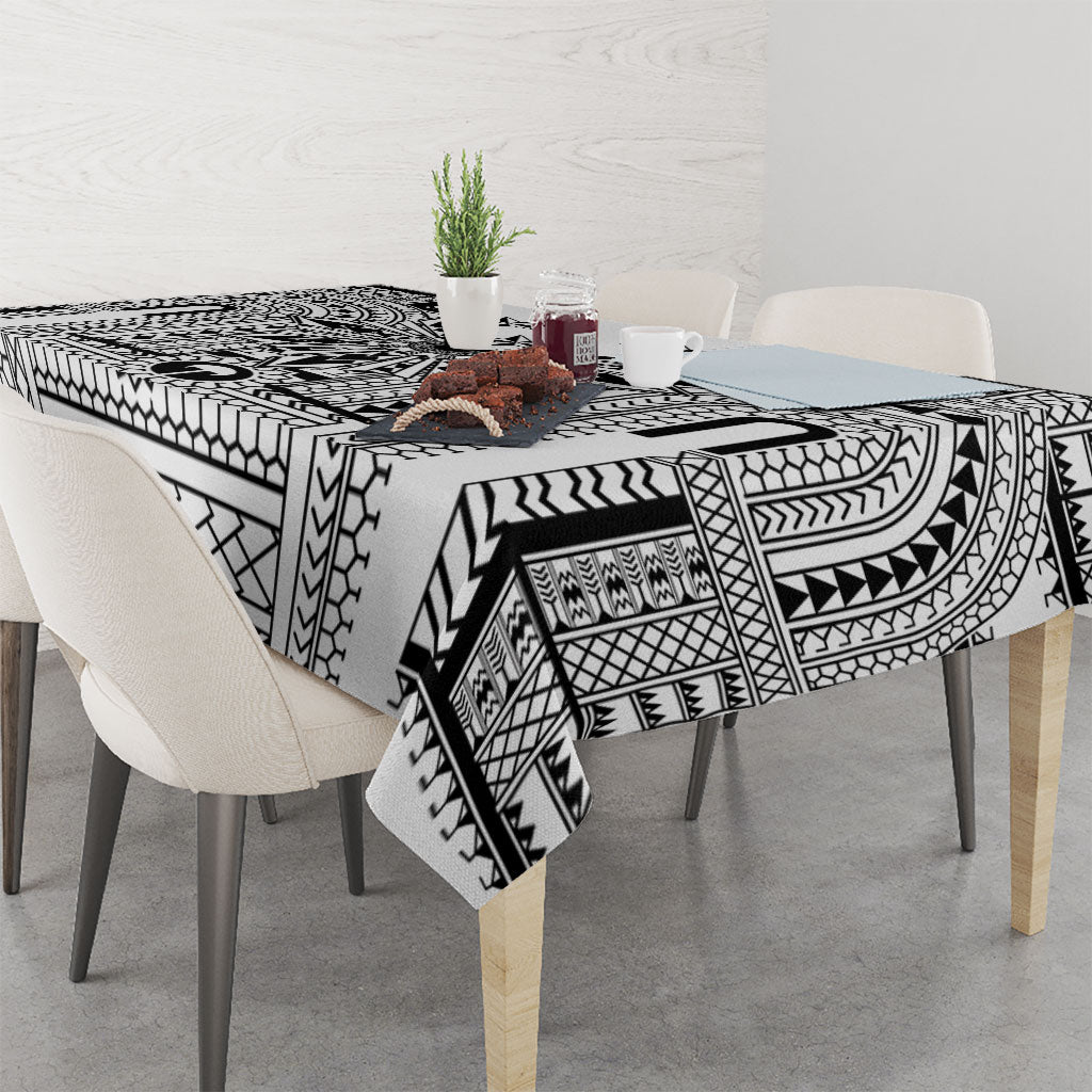White Philippines Sun Star Tablecloth Igorot Tribal Inspiration LT05 - Polynesian Pride