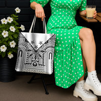 White Philippines Sun Star Tote Bag Igorot Tribal Inspiration LT05 - Polynesian Pride