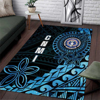 Northern Mariana Islands 78th Liberation Day Area Rug LT05 Blue - Polynesian Pride