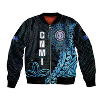 Personalized Northern Mariana Islands 78th Liberation Day Bomber Jacket LT05 Unisex Blue - Polynesian Pride