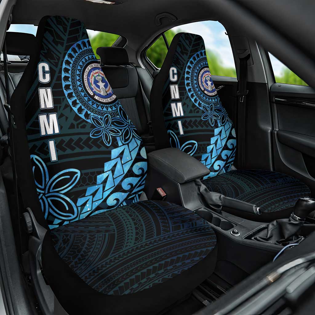 Northern Mariana Islands 78th Liberation Day Car Seat Cover LT05 One Size Blue - Polynesian Pride