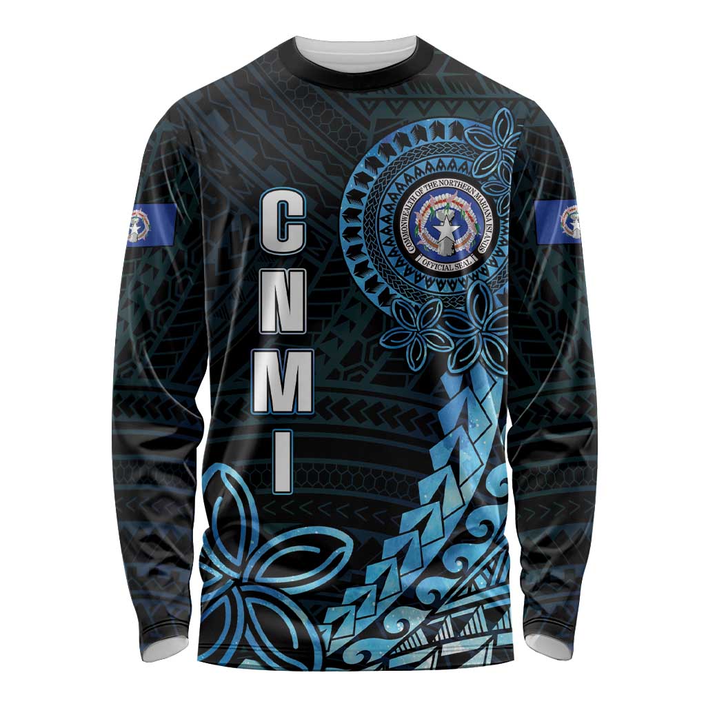 Personalized Northern Mariana Islands 78th Liberation Day Long Sleeve Shirt LT05 Unisex Blue - Polynesian Pride