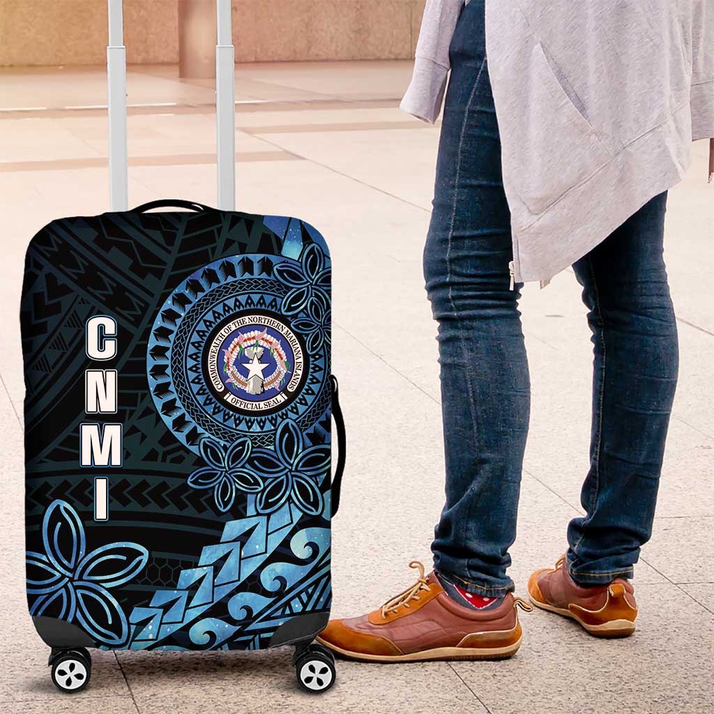 Northern Mariana Islands 78th Liberation Day Luggage Cover LT05 Blue - Polynesian Pride