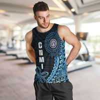 Personalized Northern Mariana Islands 78th Liberation Day Men Tank Top LT05 Blue - Polynesian Pride