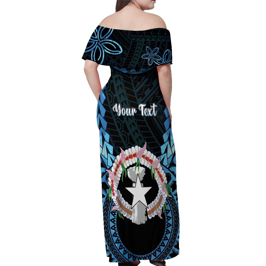 Personalized Northern Mariana Islands 78th Liberation Day Off Shoulder Maxi Dress LT05 - Polynesian Pride