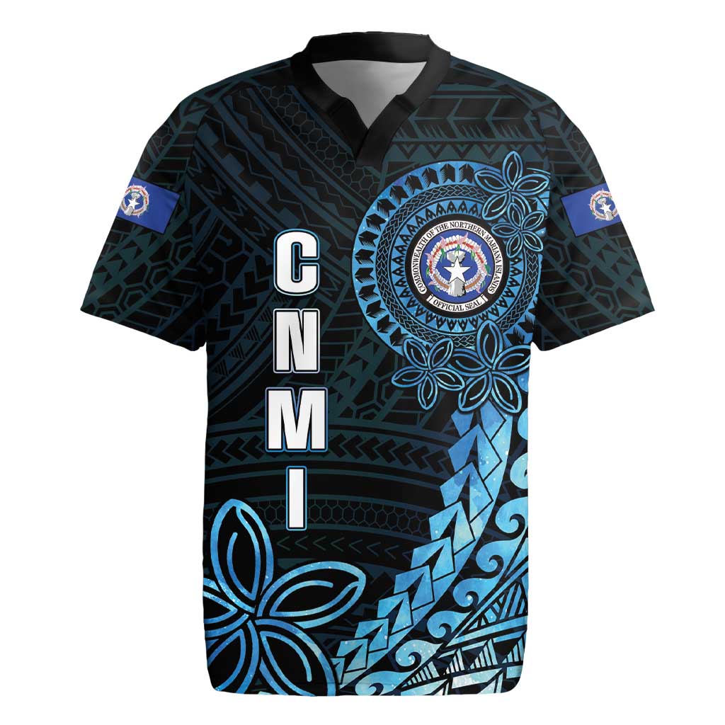 Personalized Northern Mariana Islands 78th Liberation Day Rugby Jersey LT05 Blue - Polynesian Pride
