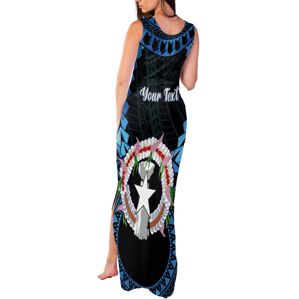 Personalized Northern Mariana Islands 78th Liberation Day Tank Maxi Dress LT05 - Polynesian Pride