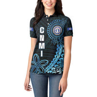 Personalized Northern Mariana Islands 78th Liberation Day Women Polo Shirt LT05 - Polynesian Pride