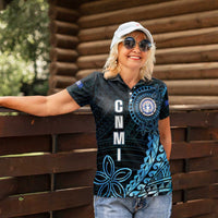 Personalized Northern Mariana Islands 78th Liberation Day Women Polo Shirt LT05 - Polynesian Pride