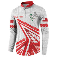 Custom Tonga Rugby 2024 Pacific Button Sweatshirt Go Ikale Tahi LT05 - Polynesian Pride