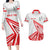 Custom Tonga Rugby 2024 Pacific Couples Matching Long Sleeve Bodycon Dress and Hawaiian Shirt Go Ikale Tahi