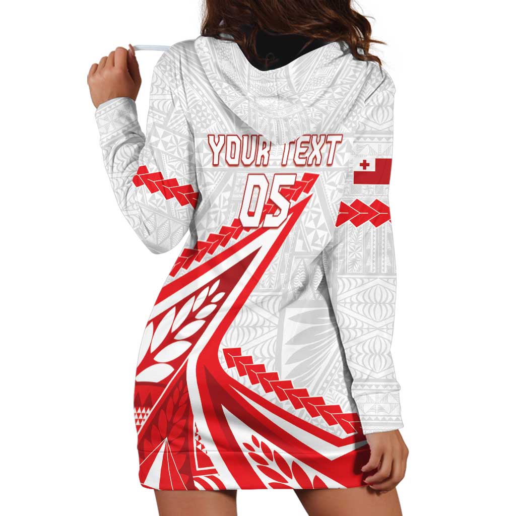 Custom Tonga Rugby 2024 Pacific Hoodie Dress Go Ikale Tahi LT05 - Polynesian Pride