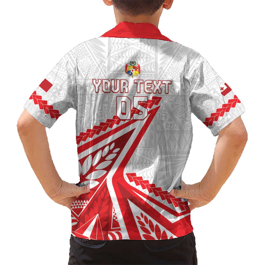 Custom Tonga Rugby 2024 Pacific Kid Hawaiian Shirt Go Ikale Tahi LT05 - Polynesian Pride